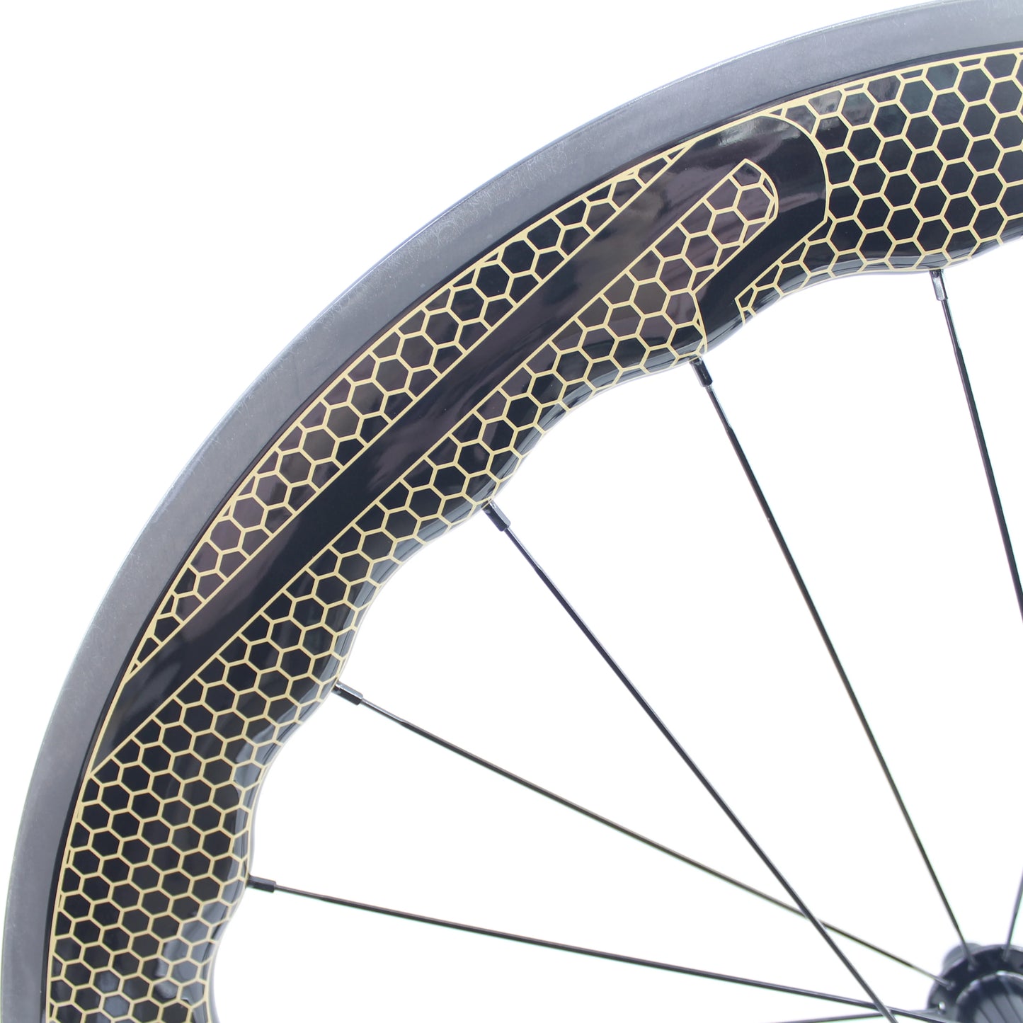Newest 700C Road Bike UD Full Carbon Fibre wheelset Carbon Bicycle Wheelset clincher tubeless rims 65mm wave 25mm width V brake