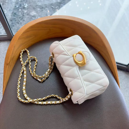 High end women's crossbody bag, high-quality leather wallet, retro design, adjustable and detachable shoulder strap, C bag