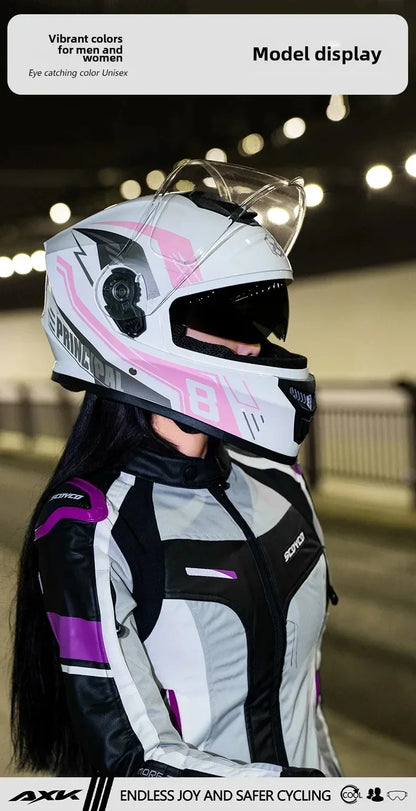 Unisex Motorcycle Helmet Winter Anti-Fog Warm Full Cover Helmet For Men And Women Electric Car Cycle Motorcycle Equipment Access