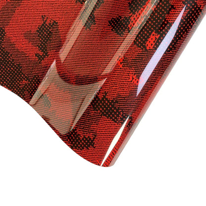 Red Series Wrap Vinyl Car Wrapping Film Bubble-free Vehicle Decoration PET Waterproof External Car Stickers Carbon Fiber Glossy