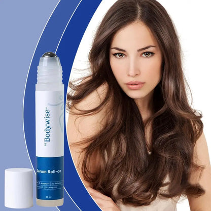 1-5pcs Bodywise Roll-On Ball Hair Growth Serum - Natural Rosemary Plant Essence Strengthen Hair Roots Gently Nourishes Scalp