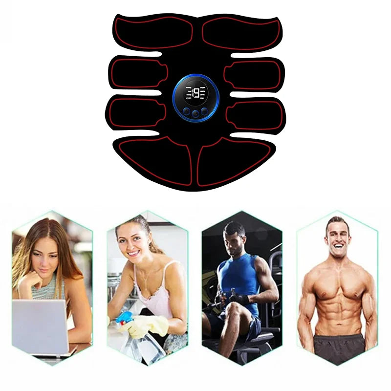 ABS Stimulator Muscle Toner EMS Muscle Stimulator Fitness Weight Loss Massager Abdominal Training Slimming Patch