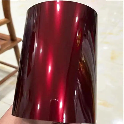 High Glossy Liquid Metallic Dragon Blood red Wrapping Vinyl color Film Motorcycle Decals Auto Car Wrap Foll For Tesla Model X/Y