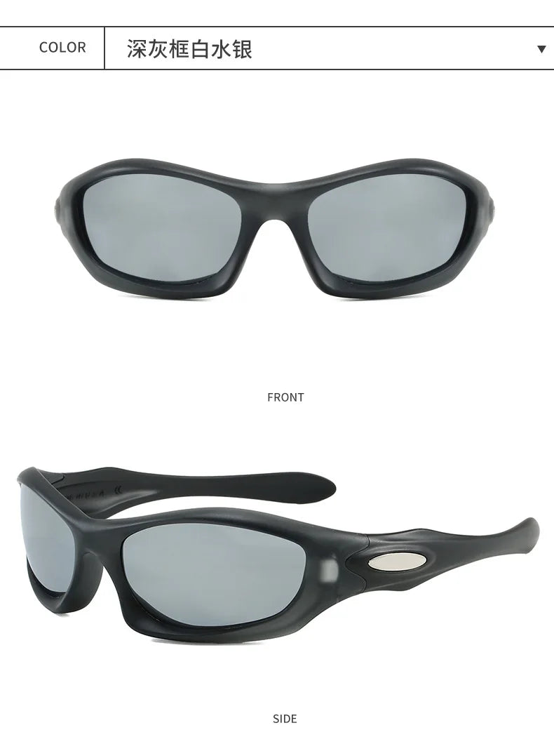 Retro Oval Round Frame Sunglasses 2026 New Outdoor Cycling Driving Sun Glasses Vintage Style UV400 Protection Unisex