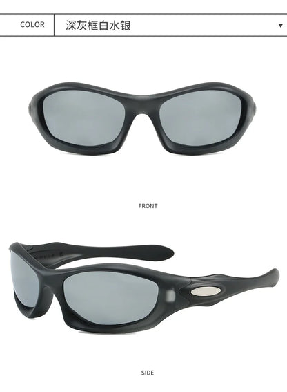 Retro Oval Round Frame Sunglasses 2026 New Outdoor Cycling Driving Sun Glasses Vintage Style UV400 Protection Unisex