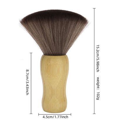 Professional Barber Neck Duster Hair Cutting Brush Soft Bristle Salon Cleaning Brush For Removing Loose Hair