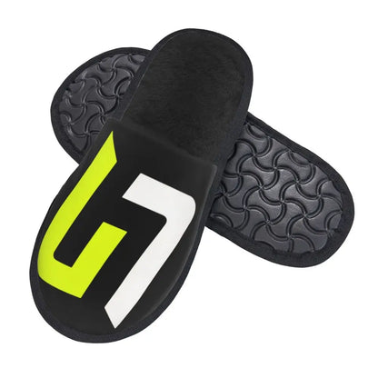 Custom British Lando Norris Racing Driver Guest Slippers for Spa Women House Slipper