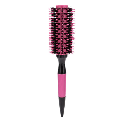 Wooden Round Hair Comb Brush With Boar Bristle Mix Nylon Styling Tools Professional Ceramics Ion Hair Brush Hairdressing Supply