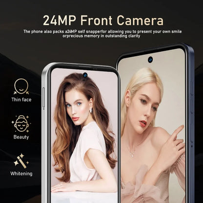 FUFFI Global Vision I16 Pro Smartphone 5G Android 5300mAH 12GB RAM 512G ROM 6.56Inch 1080x2640HD 24+48MP 4G Network Mobile Phone