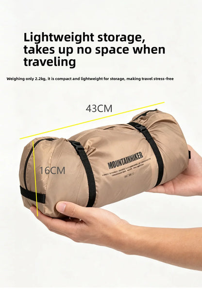 MOUNTAINHIKER 2026 Camp Bed Tent Single Outdoor Waterproof Multi-purpose Leisure Rainproof Camping Tent for Hiking And Travel