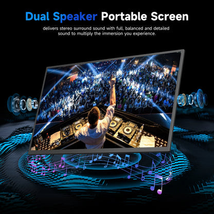 EVICIV 22" 2K Portable Monitor 2560*1440P 100%DCI-P3 QLED External Screen For Loptop Phone With HDMI Computer Display Extension