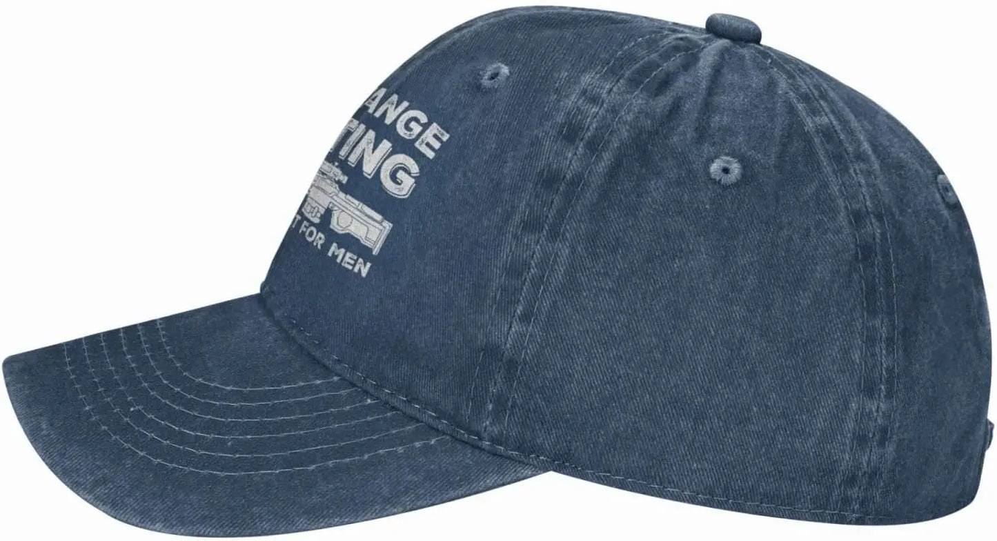 Funny Hat Long Ranges Shooting It's Like Golf But for Men Hat Men Dad Hats Cool Caps