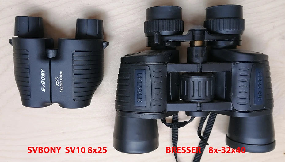 SVBONY 8x25 SV10 Binoculars Compact Fixed Focus Mini Portable Telescope Multi-coated Porro Prism for Outdoor Spoorts Games F9323