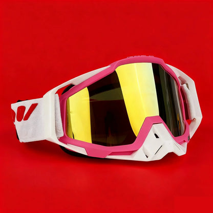 Unisex Motorcycle Goggles Anti Fog Windproof Riding Glasses for Men Women Motocross Dirt Bike ATV MX MTB Ski