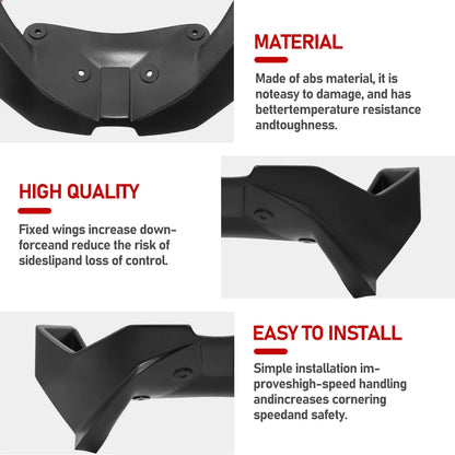 For BMW S1000RR 2015-2018 Wind Wing Aerodynamics Fairing Winglets GP WING Motorcycle Front Spoiler Lower spoiler Front Lip
