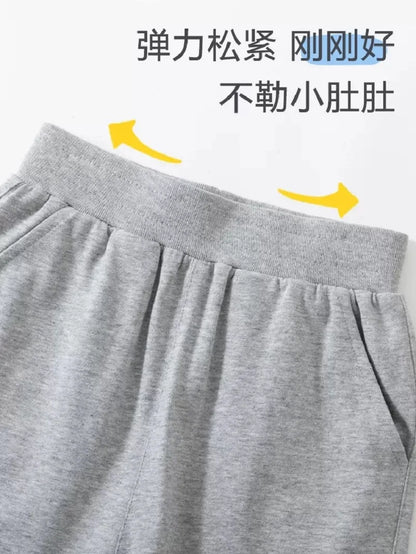 2025 Girls Summer Cat Ear Print Shorts Kids Elastic Waist Beach Short with Pocket Sports Short Pants Kids Cute Clothes 3-14y
