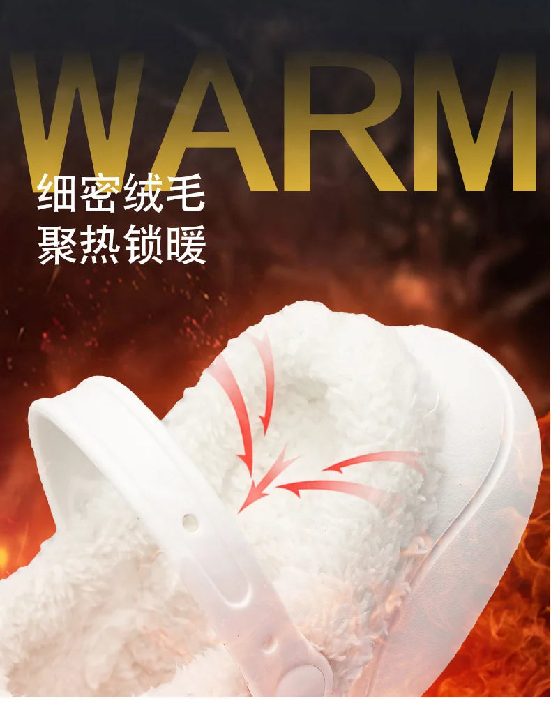 Cotton Fashion Clogs Slippers Women Hole Garden Shoes Water Shoes For Men Beach Sandals Soft Eva Bathroom Slides House Slides