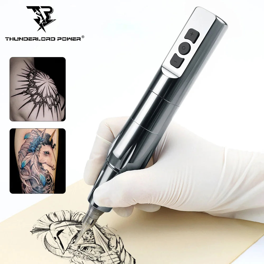 Clearance sale Wireless Tattoo Machine Rotary Tattoo Pen Original German Motor Power Battery Fast Charge Stroke 3.5mm