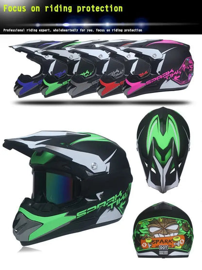 four seasons Racing Helmets Motorcycle Helmet  riding helmet and  rally Helmet Large adv Sports helmet Motocross Helmet Casco