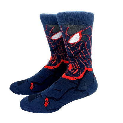 2023 New Anime Marvel Men Socks Long Sock Men‘s Knee-High Couples cosplay Sock Personality Hip Hop Harajuku Funny Sock for Women