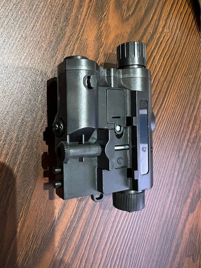 PEQ15 Multi-Functional Laser Box Tactical Flashlight: Fits 20mm Rail, for Toy Airsoft Guns, Hunting, CS & Wargame,indicator