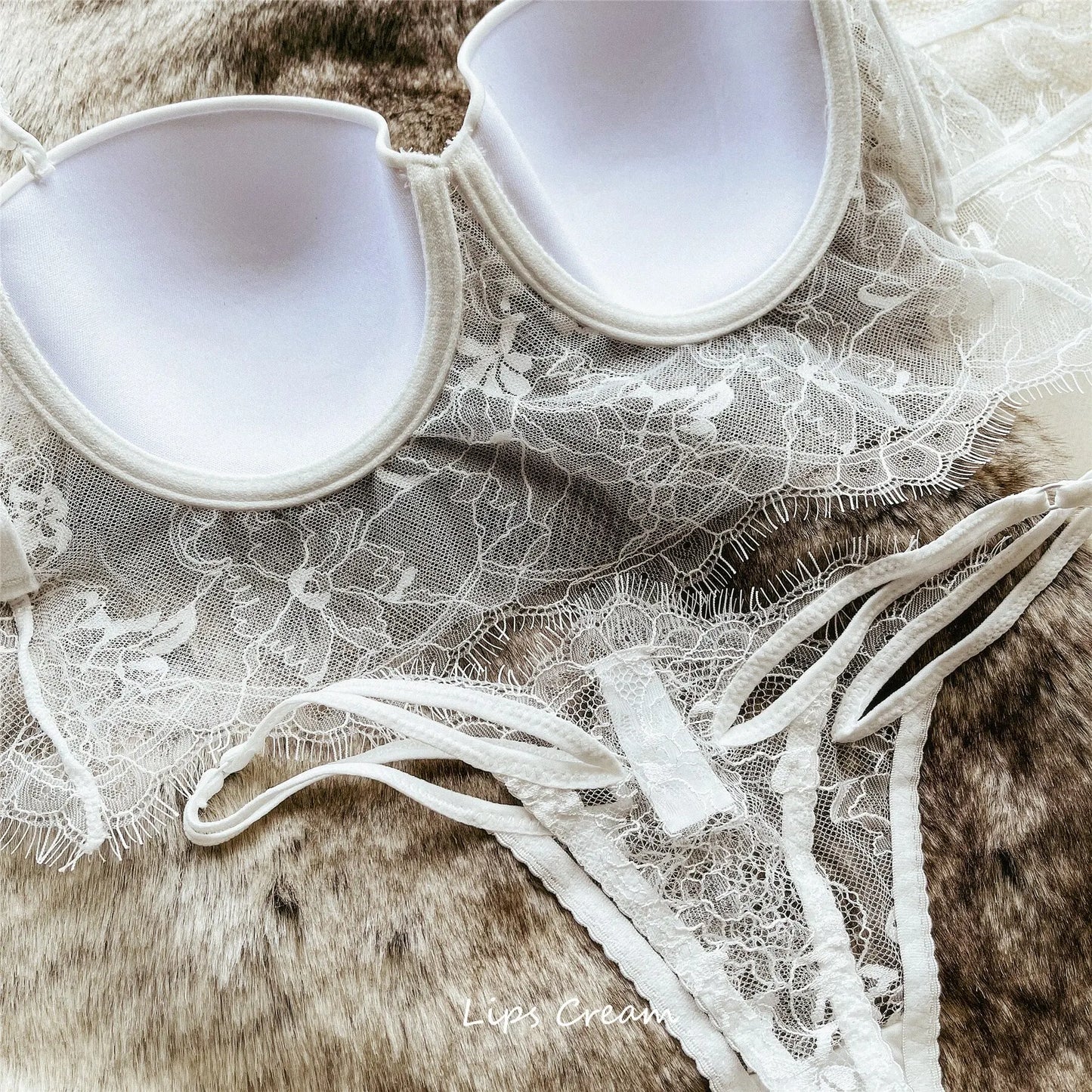 Women Lace Push Up Bra Wireless Thin Cotton Underwire Shaping Bras Anti Sagging Bralette 2 Piece Panty Set Sexy Lingerie S-XL