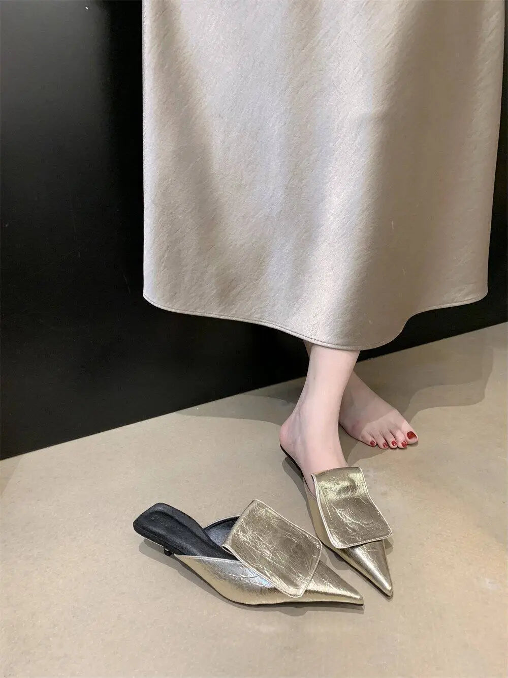 Luxury Summer Shoes Women Heels Gold Silver Black Pu Pointed End Elegant Women's Pumps Fashion Party Office Luxury High Heel