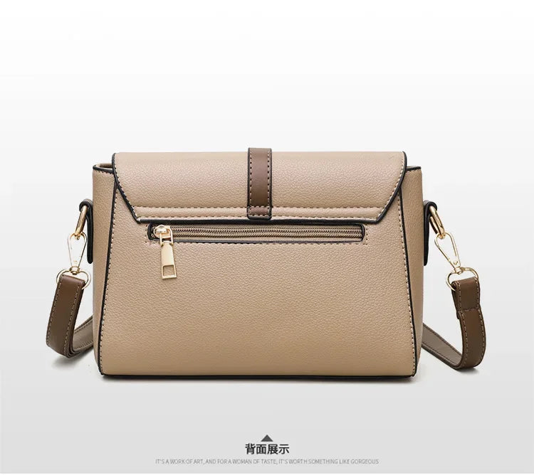 Fashion Crossbody Bag PU Leather Messenger Bag Versatile Sling Shoulder Women's Bag Small Handbags Sac A Main Femme Bolsas
