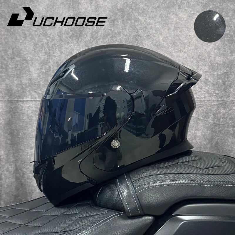 Free headphones High Quality DOT Motorcycle Helmet Four Seasons Motocross Racing Modular Flip Up Men Women Off Road Helmet