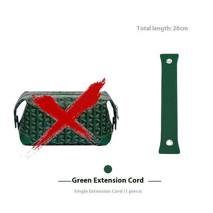 Handle Bag Extended Shoulder Strap for Goyard Bowling 25 Toiletries Bag Shoulder Replacement Strap Bag Modification Accessories