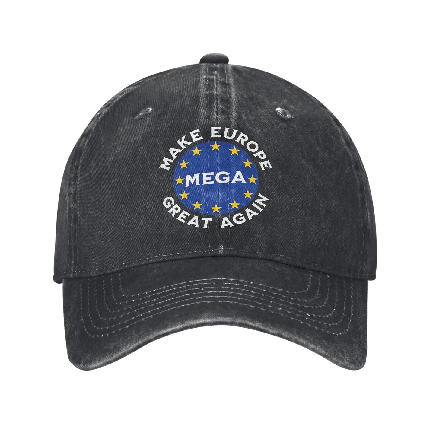 Make Europe Great Again Star Baseball Caps Casual Distressed Cotton MEGA EU Snapback Cap Unisex Outdoor Unstructured Soft Hat