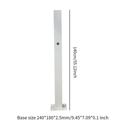 Universal EV Wall Charging Station Mounting Pole Outdoor mounted Charging Pile Pedestal NewEnergy Vehicle Charging Electric Pile