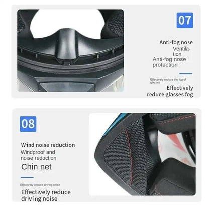 dual-lens Motocross helmet Professional racing dual lens safety helmet, off-road motorcycle full face protector, approved by DOT