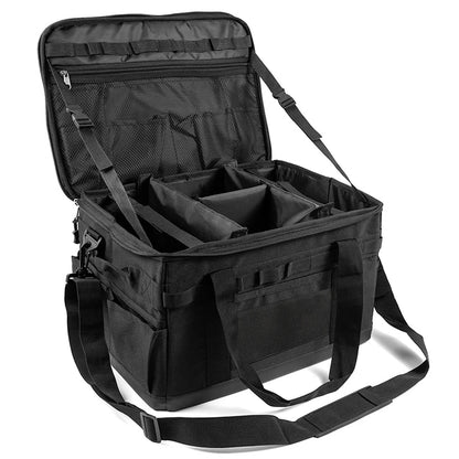 30L Camping Cooking Utensil Organizer Large Capacity Hard Picnic Storage Bag Detachable Multifunctional Utility Camping Supplies