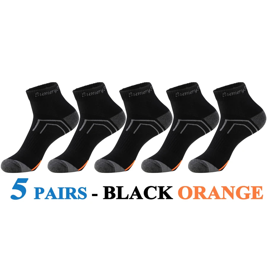 2 Pairs/Lot Running Socks Men Sport Outdoor Casual Cotton Red Stripes Compression Black Colorful Sock Male Gifts 21 Colors