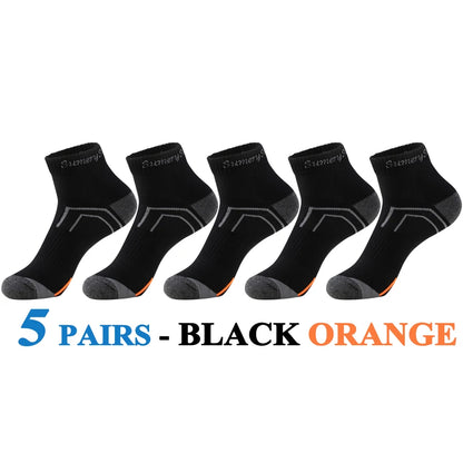 2 Pairs/Lot Running Socks Men Sport Outdoor Casual Cotton Red Stripes Compression Black Colorful Sock Male Gifts 21 Colors
