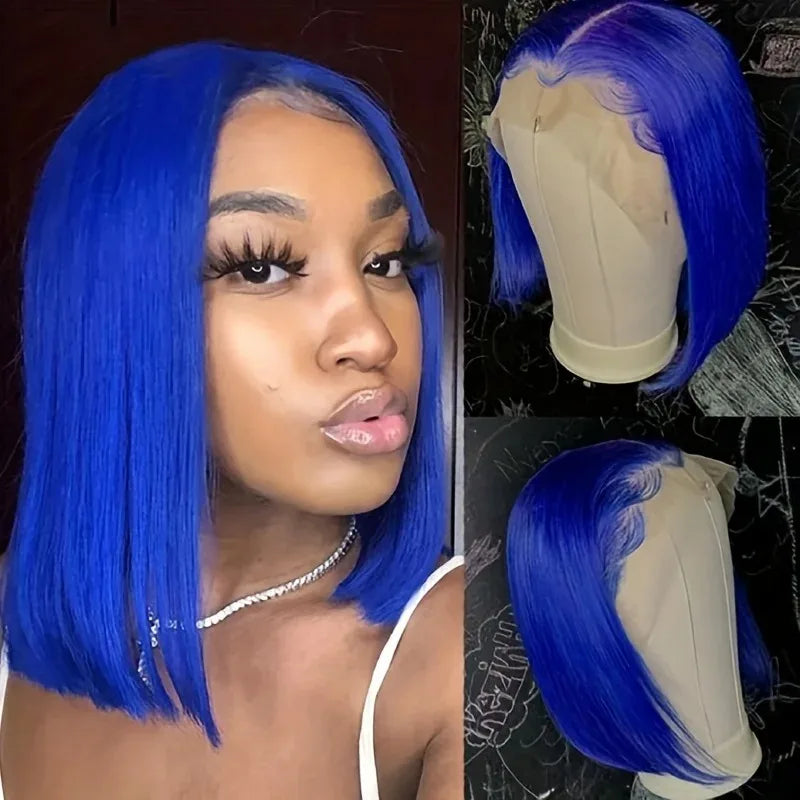 Soft Hair13x4 Straight Synthetic Lace Front Wig for Women Ombre Platinum Blonde Ash Roots Glueless Heat Resistant Fiber Hair Wig