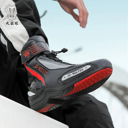 Motorcycle Riding Boots Men Women Knight Outdoor Waterproof Sneakers Shoes Off-road Professional Leisure Protective Riding Boots