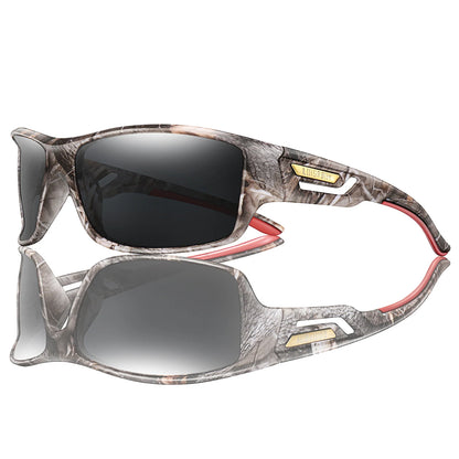 3 Pairs Polarized Fishing Sunglasses Men Camo Military Style UV400 For Cycling Riding, Running, Fishing And Driving