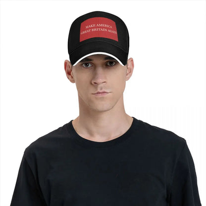 MAKE AMERICA GREAT BRITAIN AGAIN Baseball Cap Vintage Kids Hat designer cap fishing hat Women's Men's