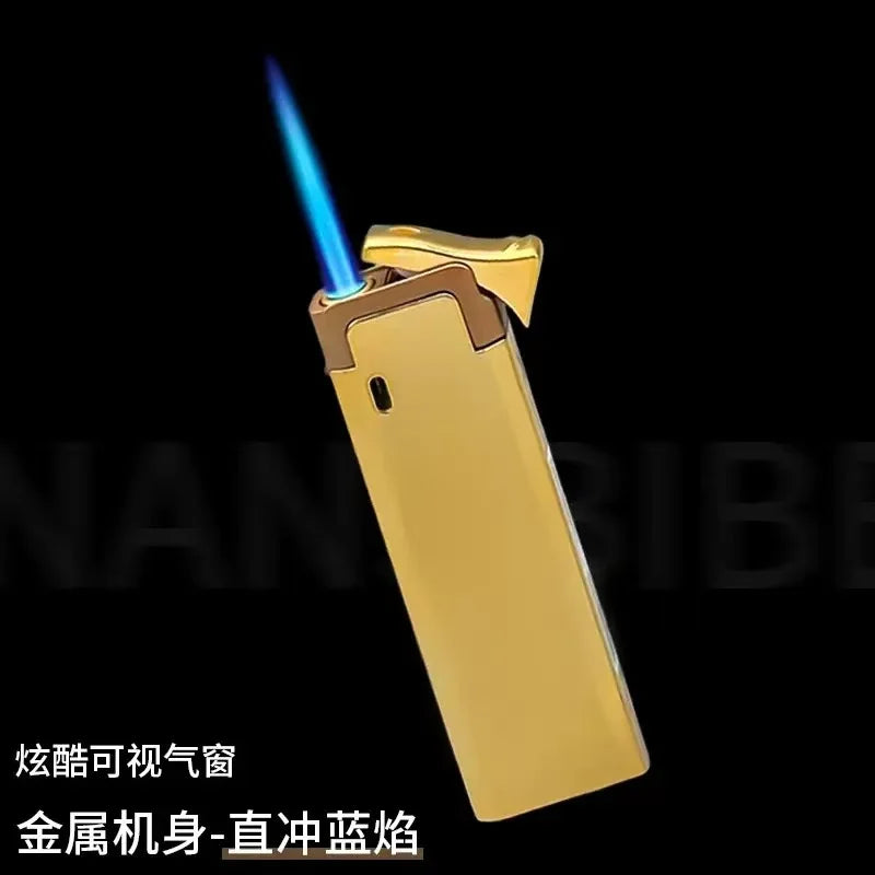 New Retro Round Kero sene Lighter Creative Metal Windproof Flame Lighter Gold and Silver Oil Lighter Smoking Accessories Tool
