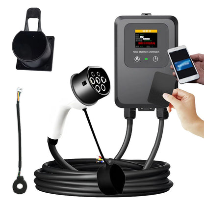EV Charging Station 5M 7KW 32A With 6ma DC RCD Function  EV Charging Station 5M Car Home  EV Charging Station