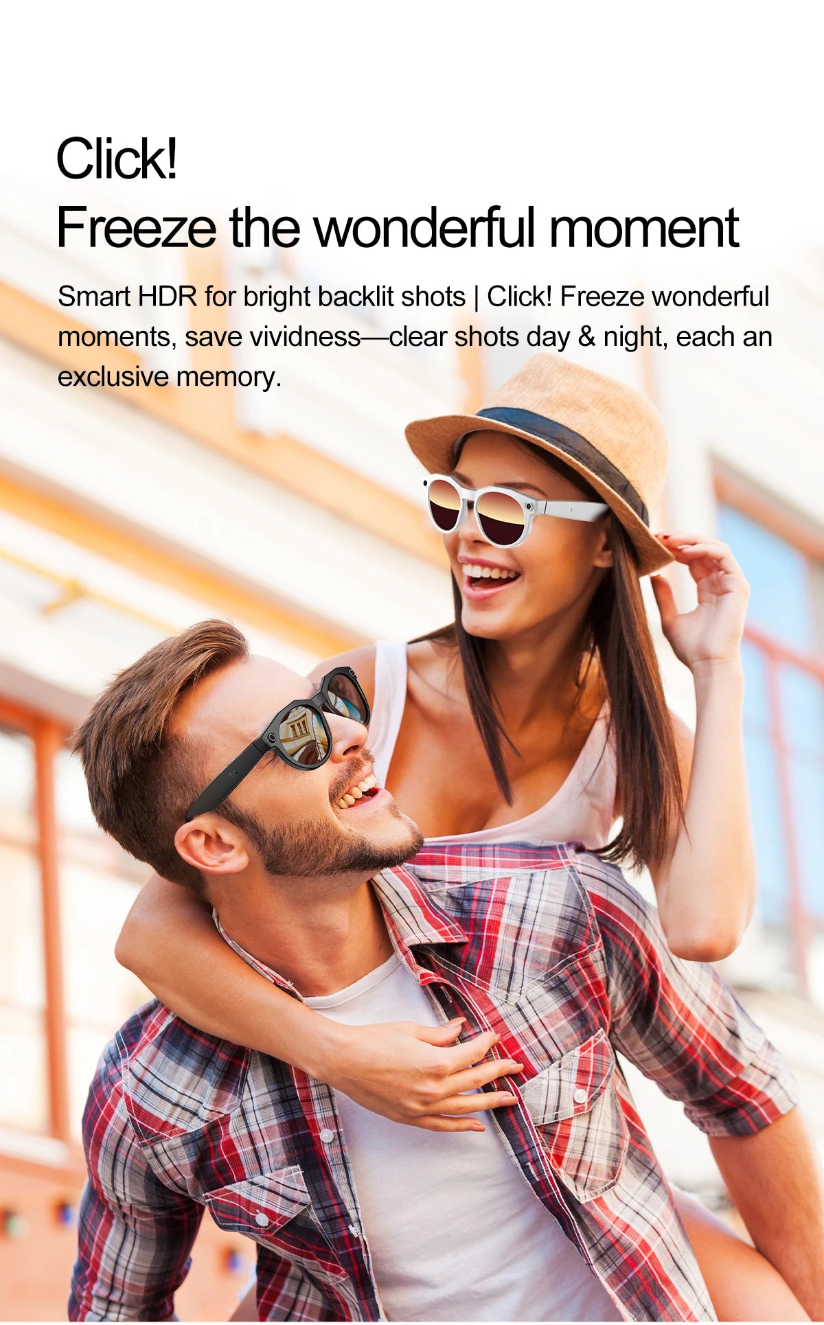 Amovan 2026 Smart Glasses AI 4K UHD 8MP 800W Camera Video Call Translation Voice Assistant Music Smart Glasses Detachable Lens