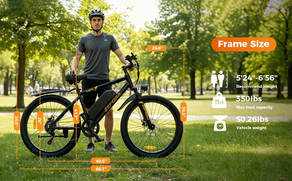 Zefiora M10 26 29er Mountain Bikes,48v Aluminum Alloy 1000w Motor Ebike, Adjustable Brake Seat,for Cycling Electric Bicycle