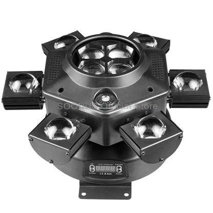 Beam Light LED Lights 150W Moving Heading RGBW DMX512 Disco Music For Voice Control Rotating Effect Dj Bar Strobe Lights KTV
