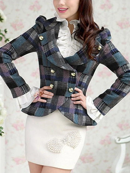 US Women Solid Lady Shirt Frilly Ruffle shirt Tops Flounce Casual Blouse Clothes Shirts