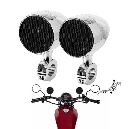 3inch Motorcycle Audio bluetooth/USB high-power audio with remote control for 26-33mm Handlebar Guard Bar Support MP3/WMA/WAV