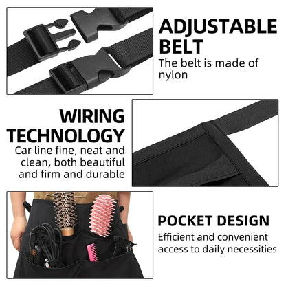1Pcs New Versatile Waist Apron For Barbers Beauty Experts Car Mechanics Featuring Tool Pouch And Water Resistance
