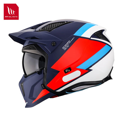 Modular Helmet for Motorcycle Matt / Gloss Mt Original Motocross Helmets Streetfighter Sv Half Open Face Maxvision Tech M-3Xl