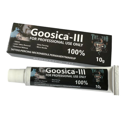 New Original 100% Goosica-III Before Tattoo Cream Permanent Makeup Microblading Piercing Eyebrow Lips Liner Aftercare Cream 10g